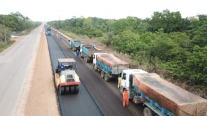 Obras de infraestrutura avançam na Rodovia AM-070