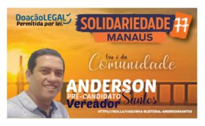 Líder Comunitário da Zona Leste de Manaus, Anderson Santos é o segundo pré-candidato a vereador da capital amazonense a aderir ao financiamento coletivo autorizado pelo TSE