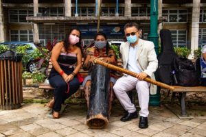 Indígenas gravam vídeos para a inauguração da ‘Aldeia da Memória Indígena de Manaus’