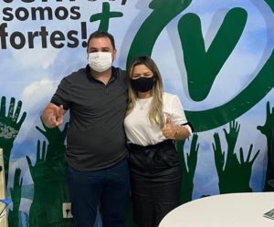 Marina Pandolfo e Neto Carvalho cumprem agenda em Manaus