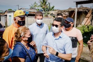 David Almeida e Marcos Rotta iniciam mutirão de infraestrutura e limpeza na comunidade Ismail Aziz