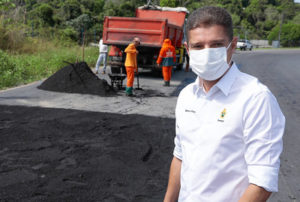 Prefeitura de Manaus segue com recuperação de vias no Distrito Industrial 2