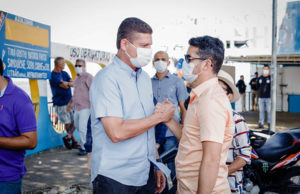 David Almeida e Marcos Rotta iniciam revitalização da Orla do Amarelinho, no Educandos