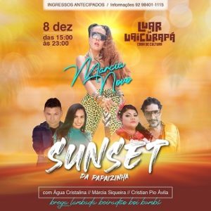 “Sunset da Papaizinha” com Márcia Novo marca retorno da banda Água Cristalina