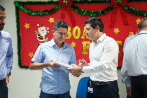 Prefeito David Almeida agradece ao grupo Carrefour por investimentos na capital