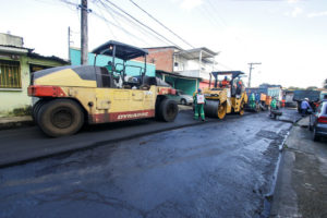 Prefeitura avança em mutirão de pavimentação no bairro Nova Cidade