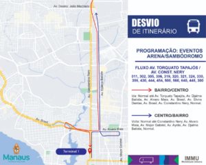 Prefeitura anuncia mudança temporária de transporte e trânsito neste sábado, 18/6