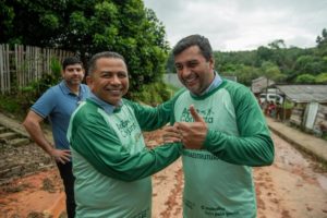 Em Rio Preto da Eva, Wilson Lima e Anderson Souza dão ordem de serviço para recuperação do sistema viário e do ramal ZF-7