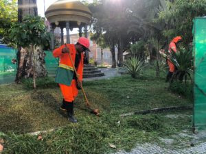 Centro de Manaus recebe grande ação de limpeza da prefeitura neste sábado, 18/6