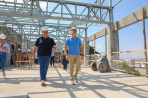 Prefeito destaca avanço nas obras do mirante do ‘Nosso Centro’